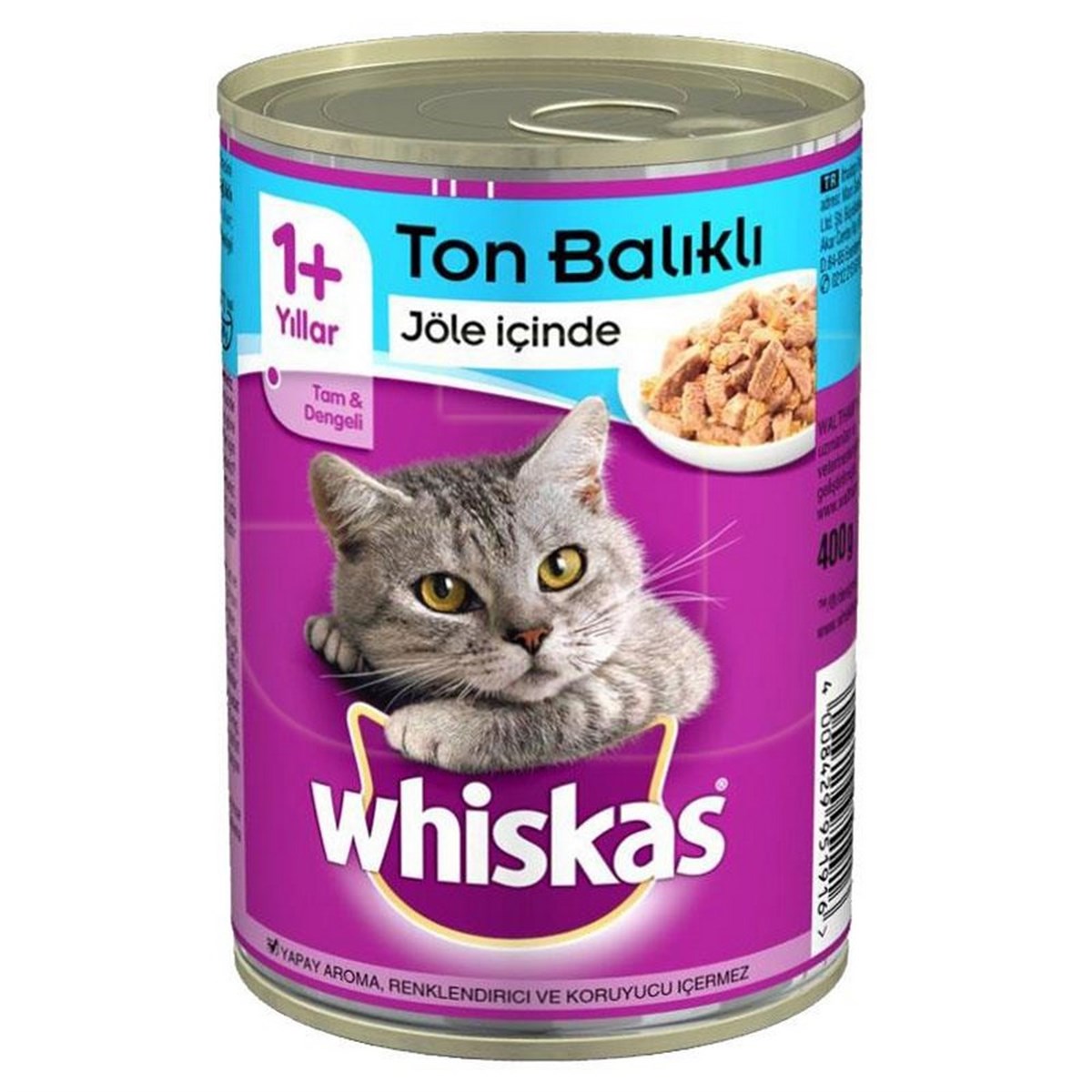 Whiskas Erişkin/Sardalya Ve Ton 400 GR