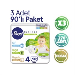 Sleepy Naturel 3X90 4 Numara Maxi 270 Adet