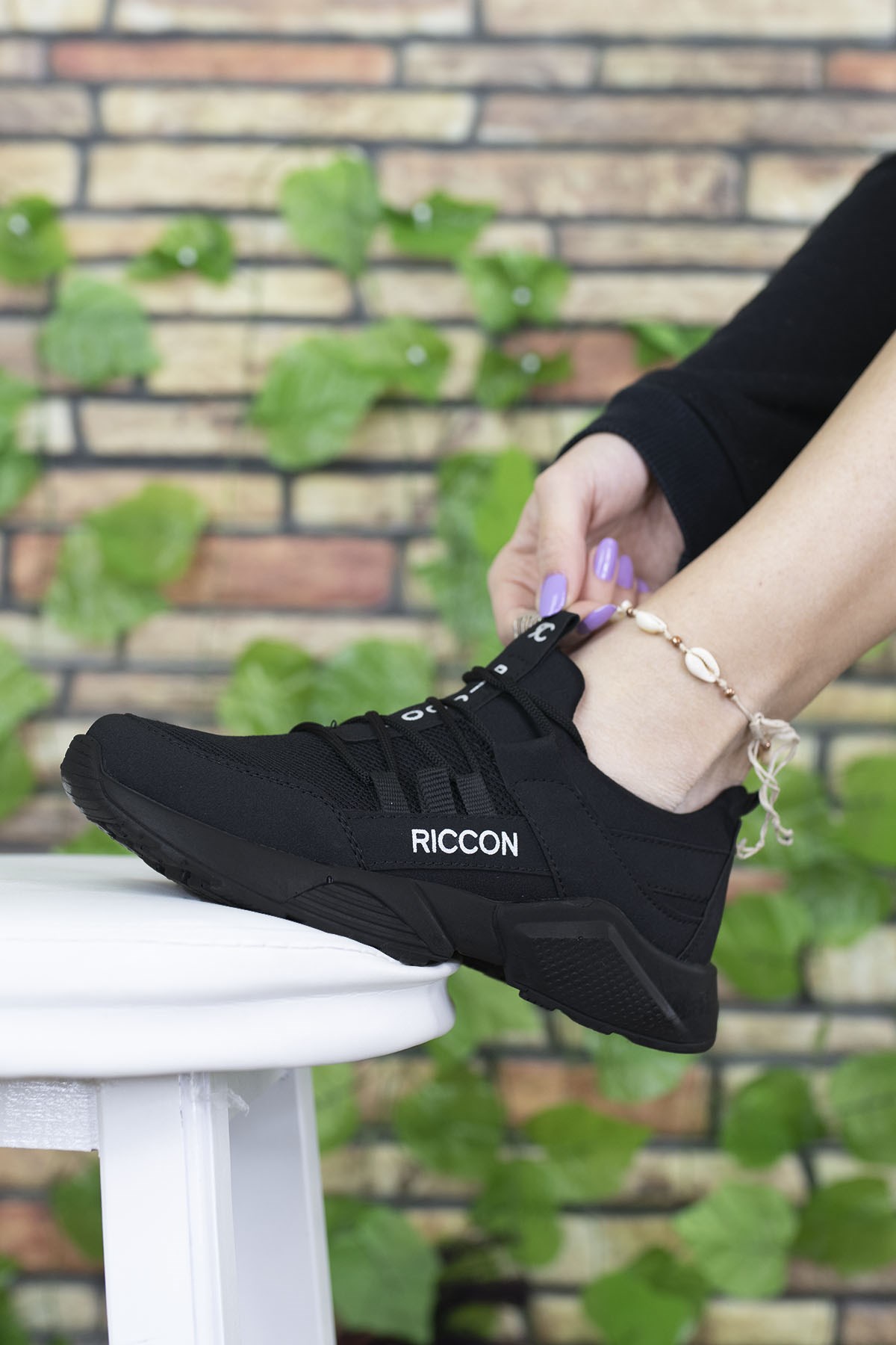 Riccon Siyah Siyah Unisex Sneaker 0012072