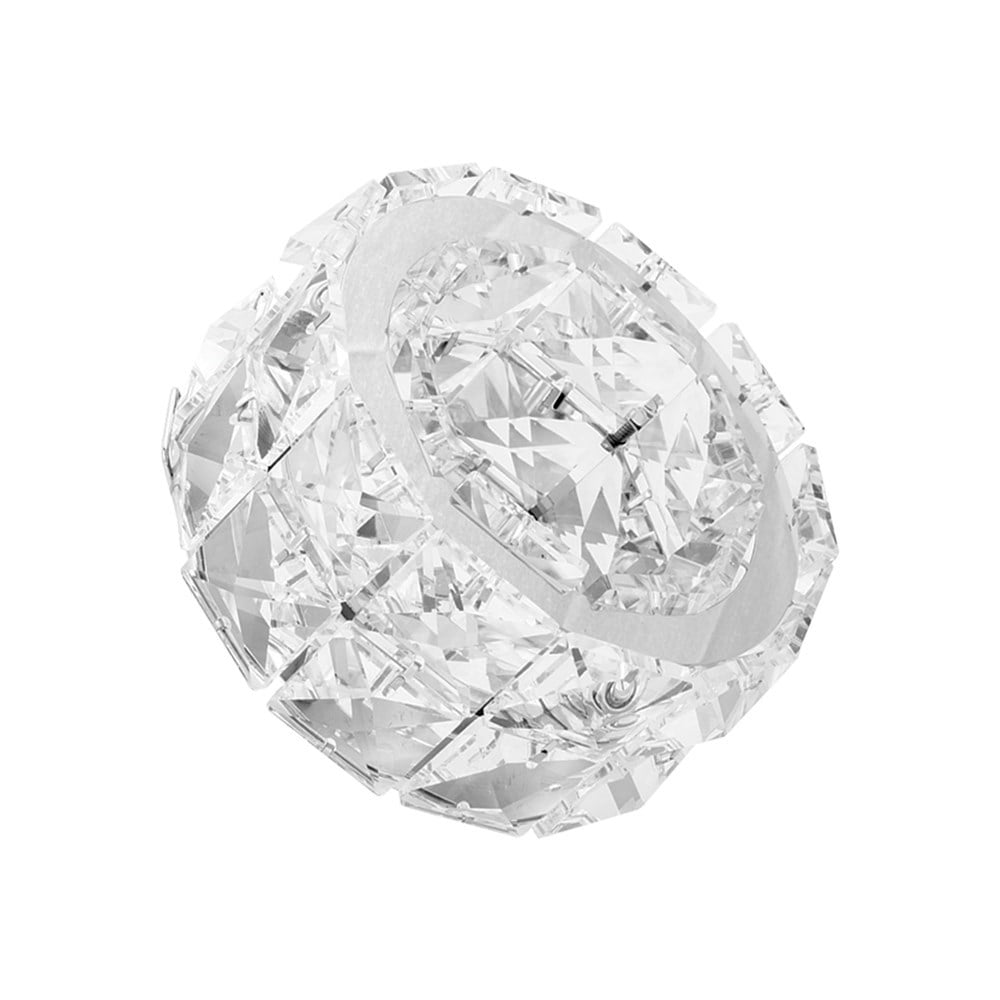 AH01-02034 Ack Dekoratif Spot Armatür Kasası Şeffaf-KromDekoratif Cam SpotlarACKAH01-02034-10335