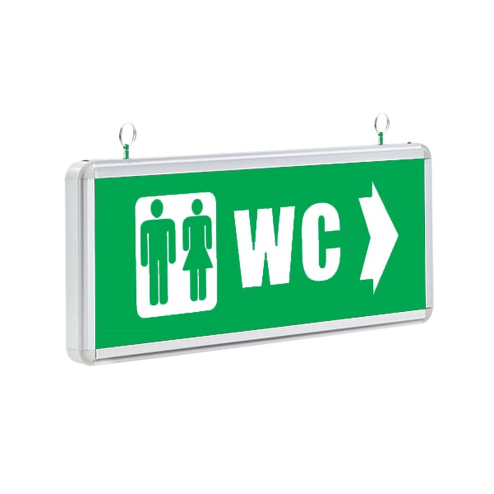 AC14-00453 Ack 1 W 3 Saat Şarjlı Ledli Wc Armatür Çift YönlüLedli Exıt ArmatürlerACKAC14-00453-10156