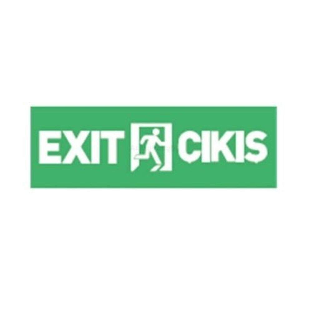 AC14-10353 Ack 1 W 3 Saat Şarjlı Led Exıt Armatür Çift YönlüLedli Exıt ArmatürlerACKAC14-10353-10159