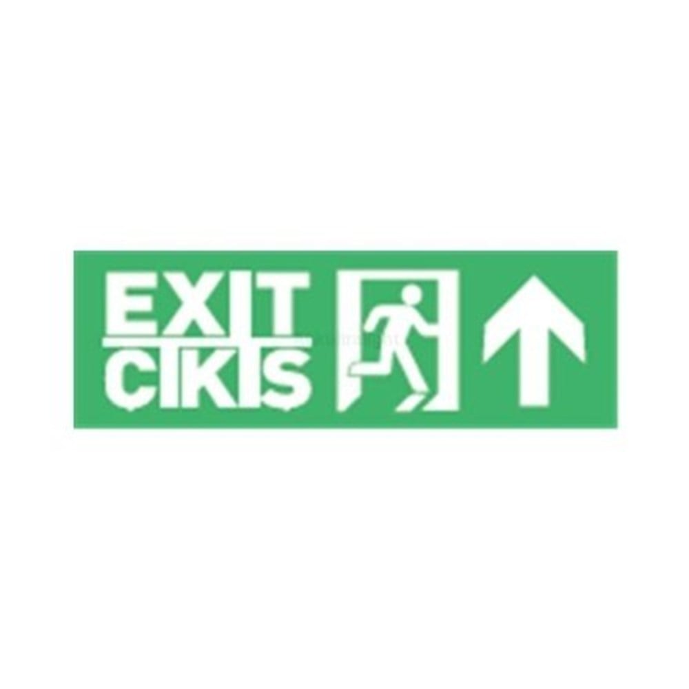 AC14-10753 Ack 1 W 3 Saat Şarjlı Led Exıt Armatür Çift YönlüLedli Exıt ArmatürlerACKAC14-10753-10162