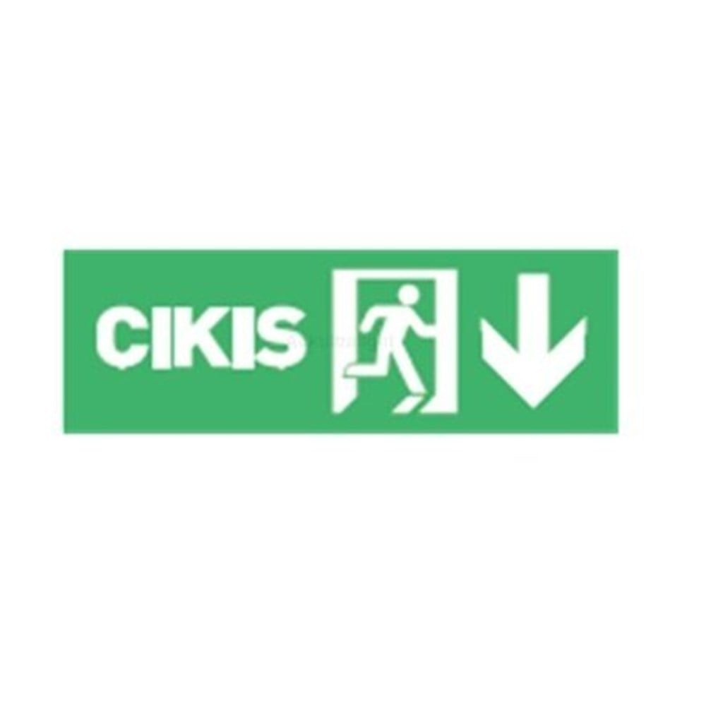 AC14-10853 Ack 1 W 3 Saat Şarjlı Led Exıt Armatür Çift YönlüLedli Exıt ArmatürlerACKAC14-10853-10163