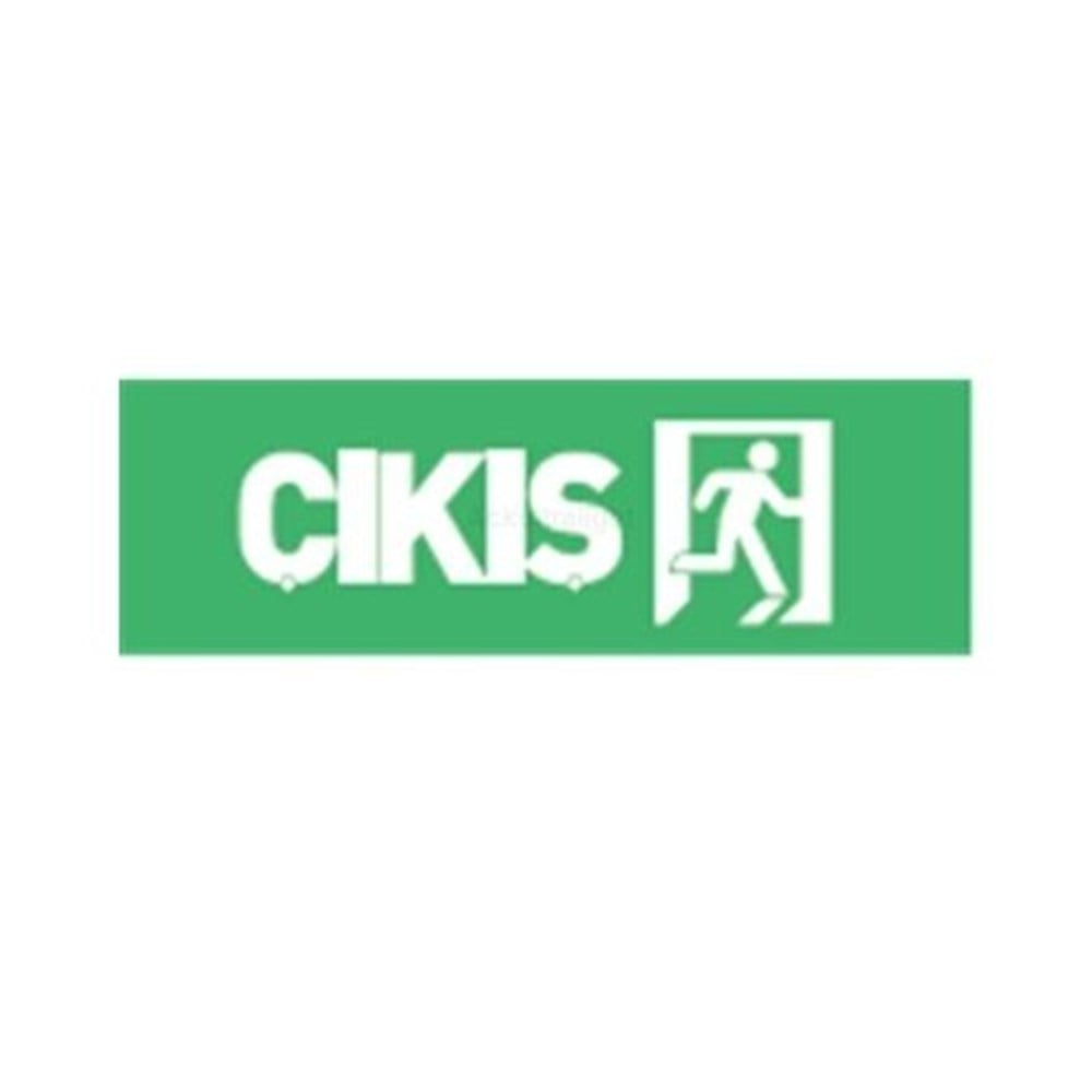 AC14-11153 Ack 1 W 3 Saat Şarjlı Led Exıt Armatür Çift YönlüLedli Exıt ArmatürlerACKAC14-11153-10166