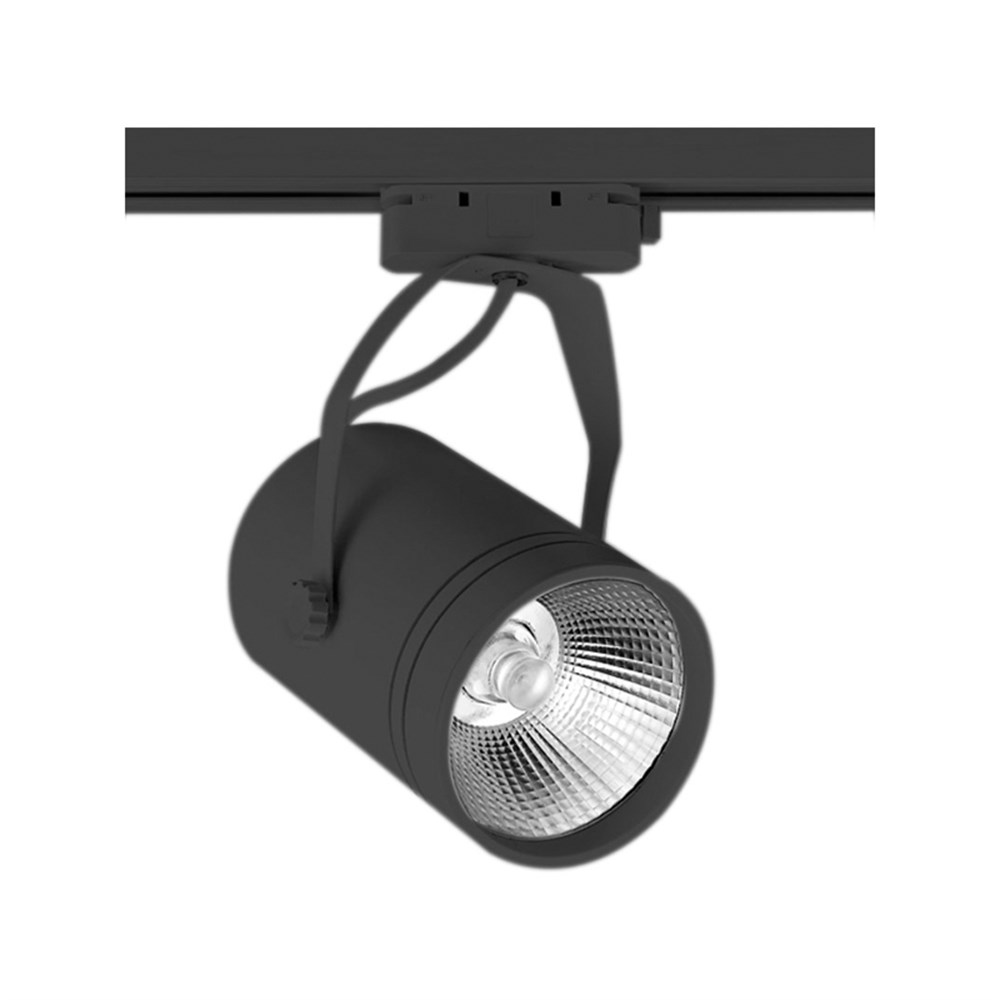 AD30-01931 Ack 30 W Led Ray Spot Armatür Siyah Kasa Beyaz Işık 6500kRay Spotlar ve RaylarACKAD30-01931-10204