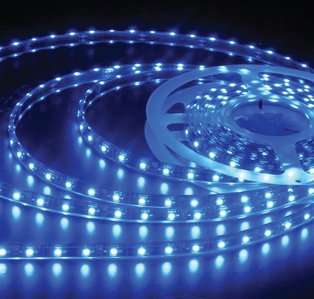 AS01-00306 Ack 3 Çip İç Mekan Şerit Led Mavi Işık 1MtŞerit ve Hortum LedlerACKAS01-00306-10877