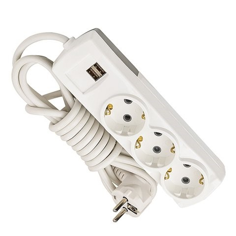 ARS 2 mt 3 lü USB Li Topraklı Grup Piriz Beyaz 348323ARS 2 mt 3 lü USB Li Topraklı Grup Piriz Beyaz 348323Seyyar Kablo ( Grup Priz )ARS 348323 B-26123