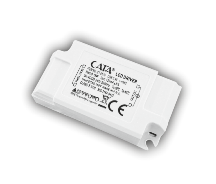 CATA CT 2516 Led Panel Trafosu 9-18WCATA CT 2516 8-18W Led Spot Driver Adaptör – En Uygun Fiyat | Stoktan Teslim cimenelektrik.comLed DriverlarCATACT-2516-19901