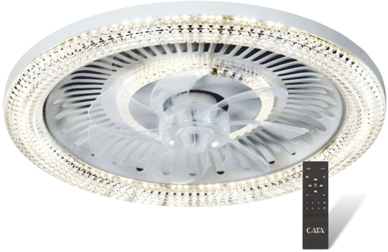 CATA CT 3012 Yıldız 40W Kristal Ledli Tavan Vantilatörü Kumandalı 3 RenkCATA CT 3012 Yıldız 40W Kristal Tavan Vantilatörü Avize - Çimen ElektrikVantilatörlerCATACT-3012-31459