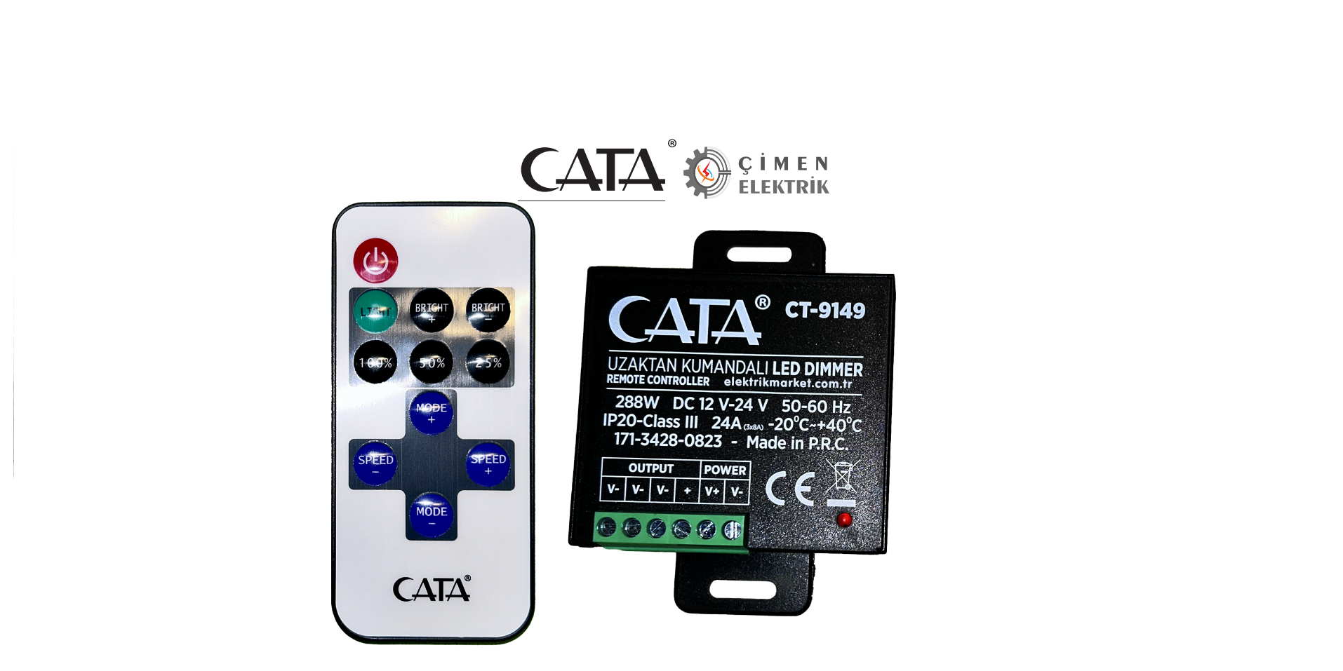 CATA CT 9149 Led Dimmer Uzakdan KumandasıAydınlatma KumandalarıCATACT-9149-27195