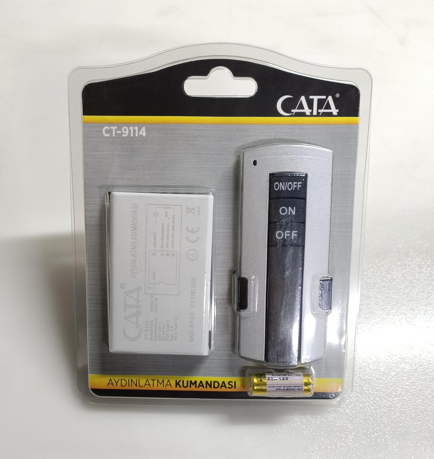 CT 9114 Cata 1x100 W 1 Li Aydınlatma Kumandası En Uygun Fiyat Garantisiyle CT 9114 Cata 1x100 W 1 Li Aydınlatma Kumandası  şimdi sadece Çimen Elektrik'teAydınlatma KumandalarıCATACT-9114-20237