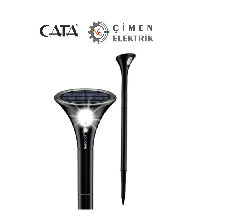 CATA CT 7311 20W Sensörlü Güneş Enerjili Bahçe Armatürü YeşilBahçe ArmatürleriCATACT-7311Y-27769