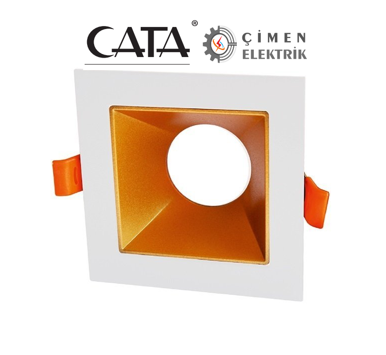 CATA CT 5062 Beyaz Gold Spot KasasıCATA CT 5062 Beyaz Gold Spot KasasıDekoratif Cam SpotlarCATACT-5062-19564