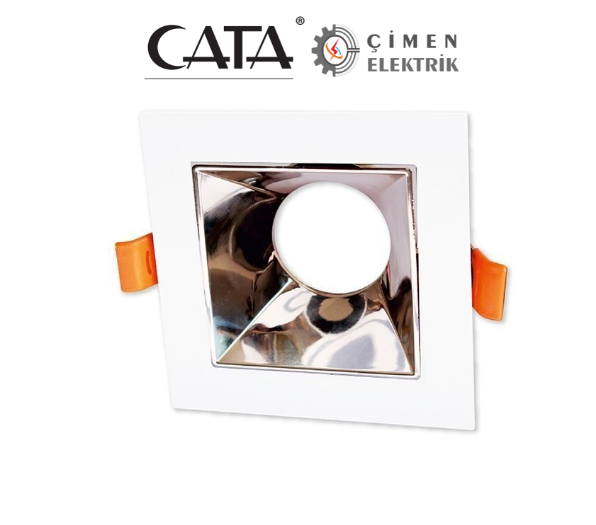 CATA CT 5066 Beyaz Platin Spot KasasıCATA CT 5066 Beyaz Platin Spot KasasıDekoratif Cam SpotlarCATACT-5066-19990