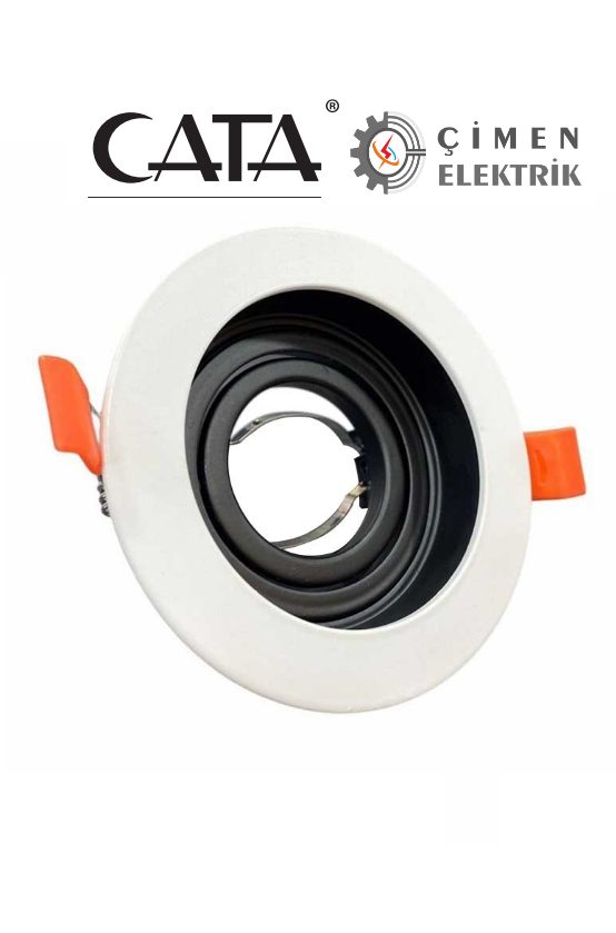 CATA CT 5221 Beyaz (Siyah) Spot KasasıCATA CT 5221 Beyaz (Siyah) Spot KasasıDekoratif Cam SpotlarCATACT-5221-12450