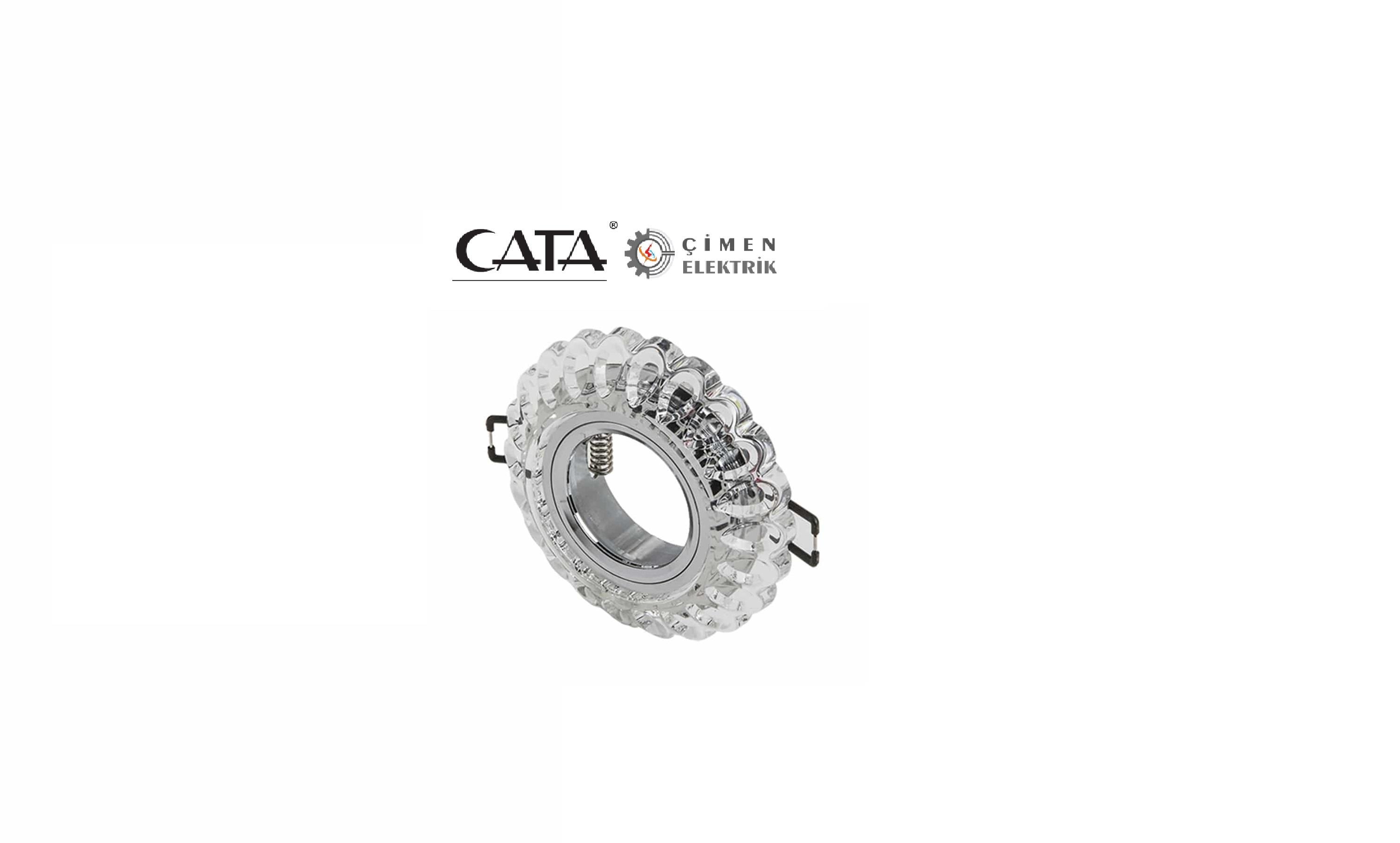 CATA CT 6594 Sümbül Cam Spot Kasası Led Çerçeveli Beyaz IşıkCT 6594 Cata Sümbül Cam Spot Kasası Led Çerçeveli Beyaz IşıkDekoratif Cam SpotlarCATACT-6594B-20051