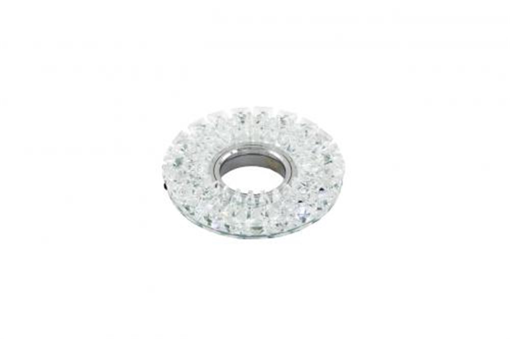 CT 6611 Cata Led Çerçeveli Beyaz Işık Kristal Cam Spot KasaDekoratif Cam SpotlarCATACT-6611-12696