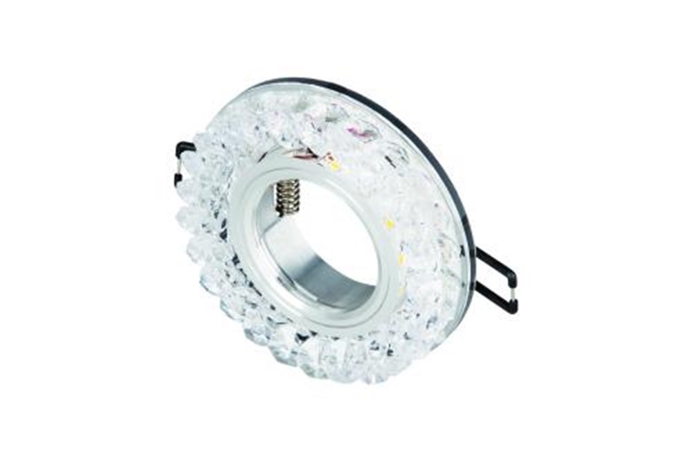CT 6614 Cata Işıl Led Çerçeveli Günışığı Kristal Cam Spot KasasıDekoratif Cam SpotlarCATACT-6614-12699