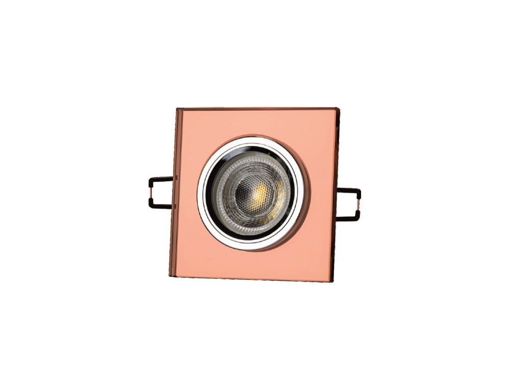 CT 6649 Nora Dekoratif Cam Spot Kasası KareDekoratif Cam SpotlarCATACT-6649-18695
