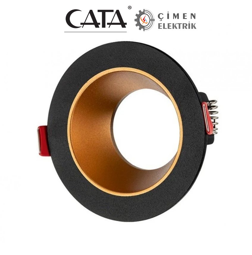 CATA CT 5043 Siyah Gold Spot KasasıEn Uygun Fiyat Garantisiyle CT 5043 Cata Jaguar Yuvarlak Siyah-Gold Spot Kasası şimdi sadece Çimen Elektrik'teDekoratif Cam SpotlarCATACT-5043-19051