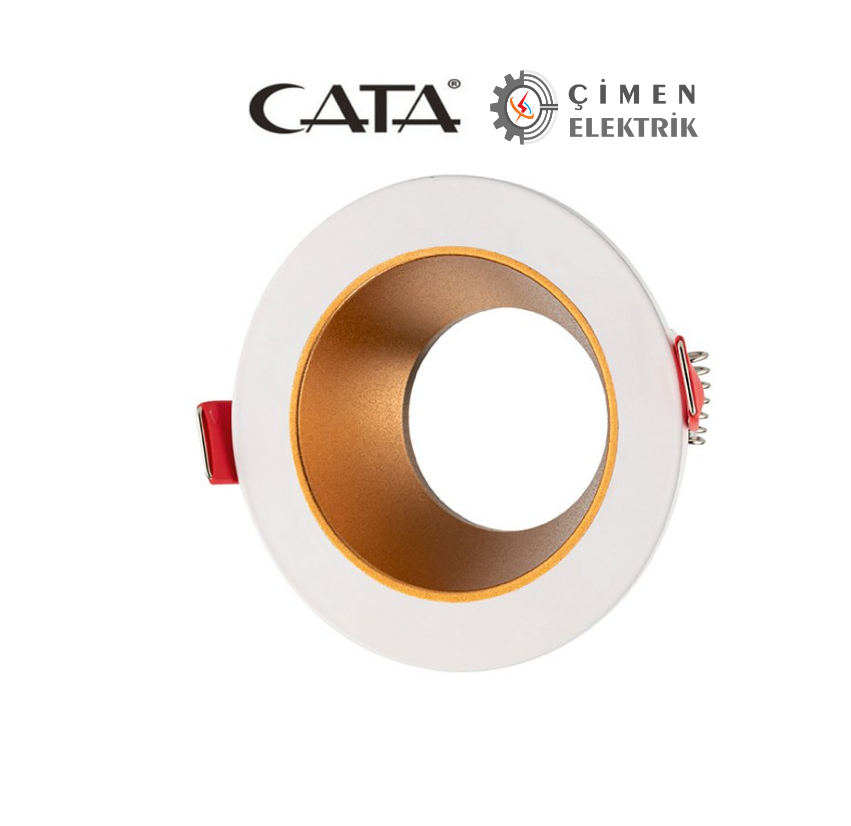CATA CT 5042 Beyaz Gold Spot KasasıEn Uygun Fiyat Garantisiyle CT 5042 Cata Jaguar Yuvarlak Beyaz-Gold Spot Kasası şimdi sadece Çimen Elektrik'teDekoratif Cam SpotlarCATACT-5042-19053
