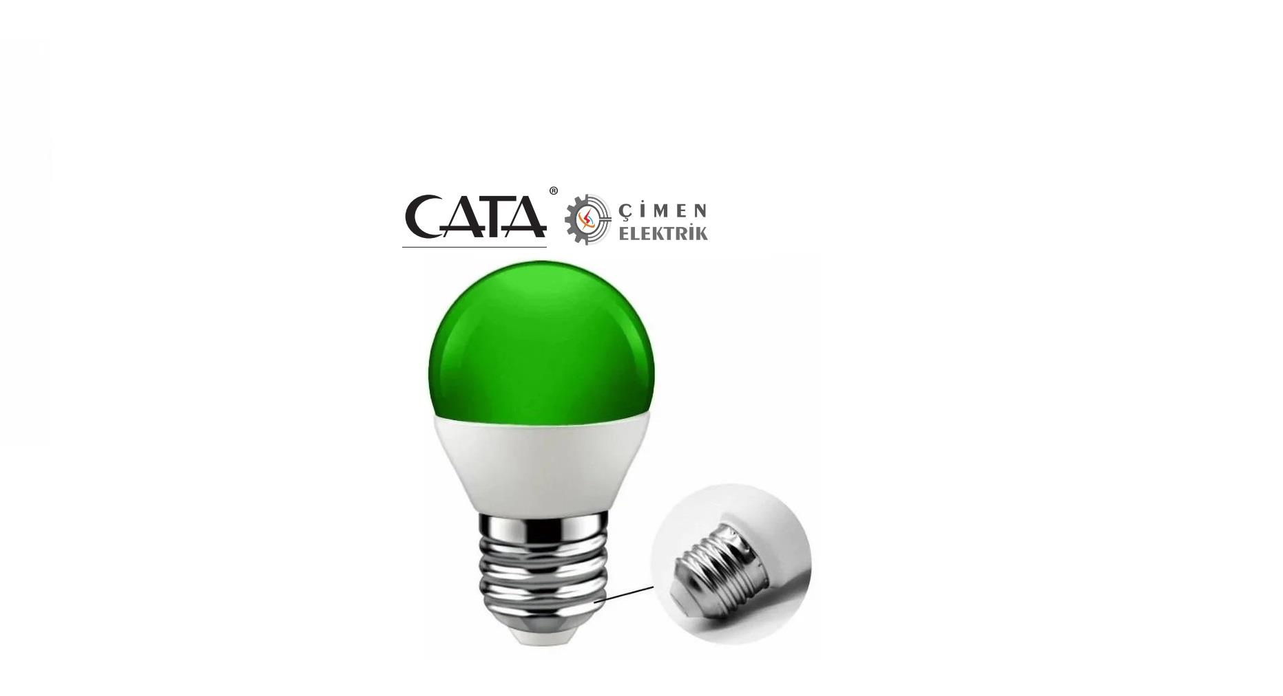 CATA CT 4276 6 W Led Ampul Yeşil Renk  CATA CT 4276 6 W Led Ampul Yeşil Renk  Led AmpullerCATACT-4276Y-26044