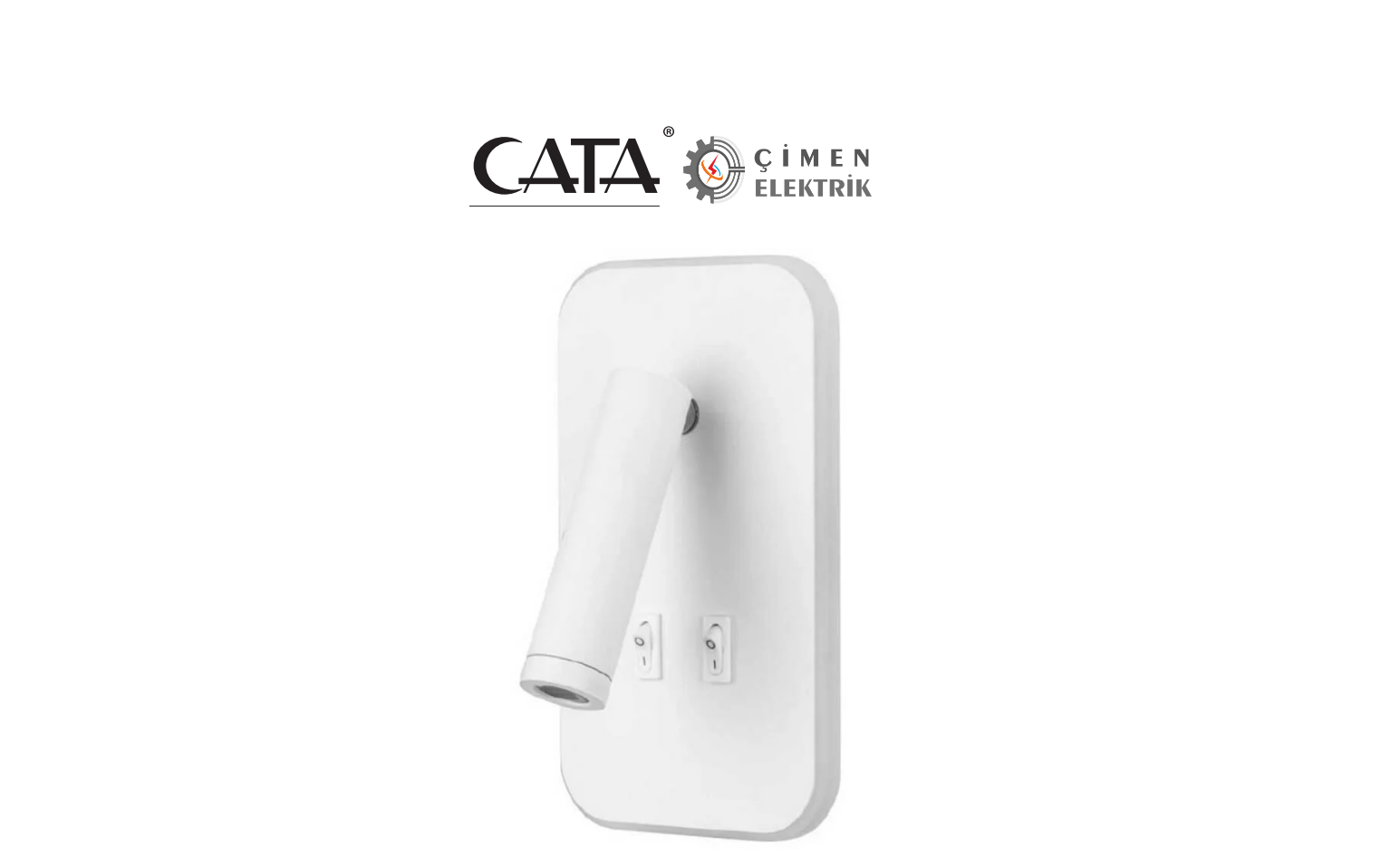 CATA CT 5253 13W Beyaz Kasa Çift Kademeli Yatak Başı Aplik 3200K Gün IşığıCATA CT 5253 13W  Beyaz Kasa Çift Kademeli Aplik 3200K Gün IşığıLed ApliklerCATACT-5253B-12491