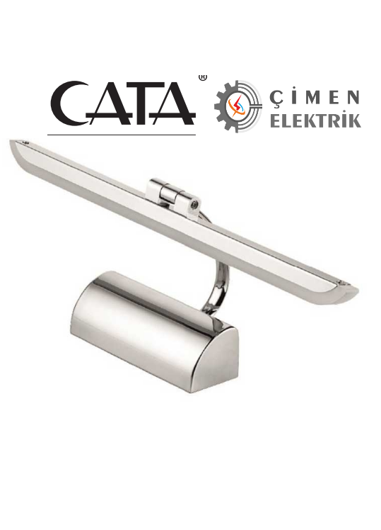 CATA CT 5245 Mandarin Led Aplik 10W 3200K Gün IşığıCT 5245 Cata 10W Mandarin Led Aplik Krom Kasa Günışığı 3200K Fiyatları - Çimen ElektrikLed ApliklerCATACT-5245G-20620