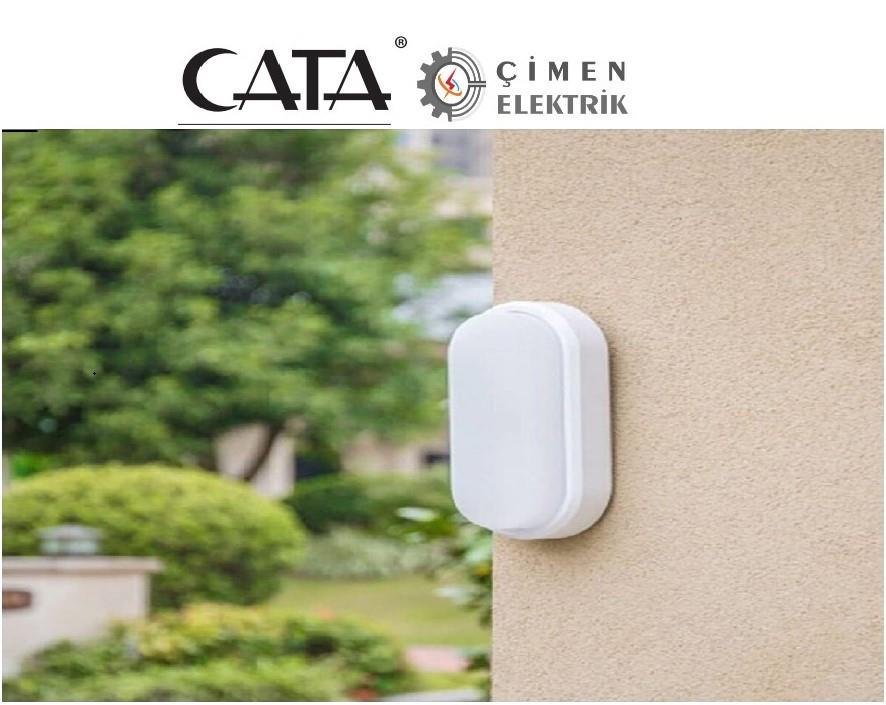 CATA CT 7059 12W LED Duvar Armatürü 6400K Beyaz ışıkCT-7059 25 W CATA Sıva üstü armatür beyaz kasa beyaz ışıkLed ApliklerCATACT-7059-12761