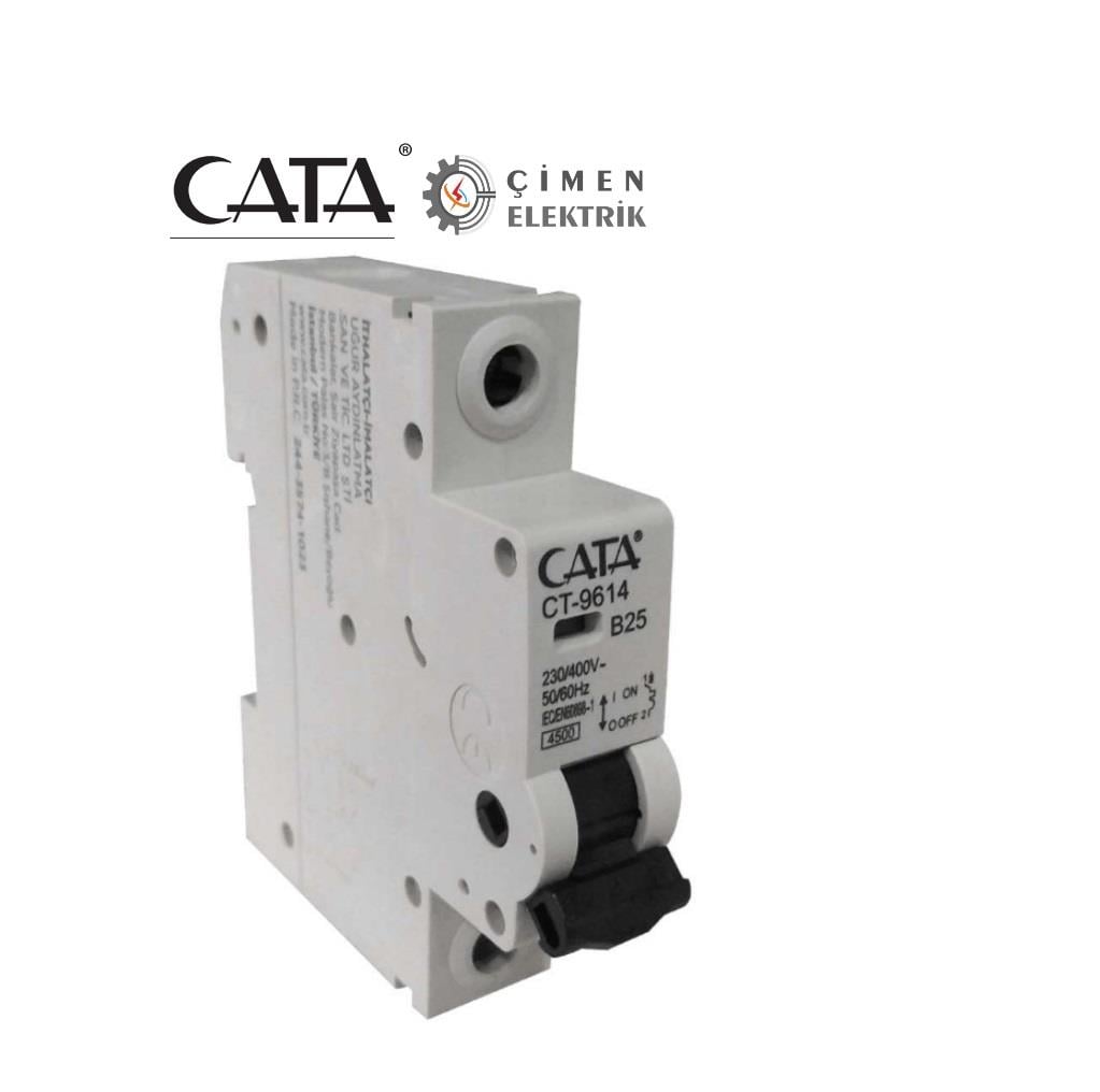 CATA CT 9614 1X25A 4.5kA B Tipi Otomatik SigortaCATA CT 9614 1X25A 4.5kA B Tipi Otomatik SigortaOtomatik SigortalarCATACT-9614-26841