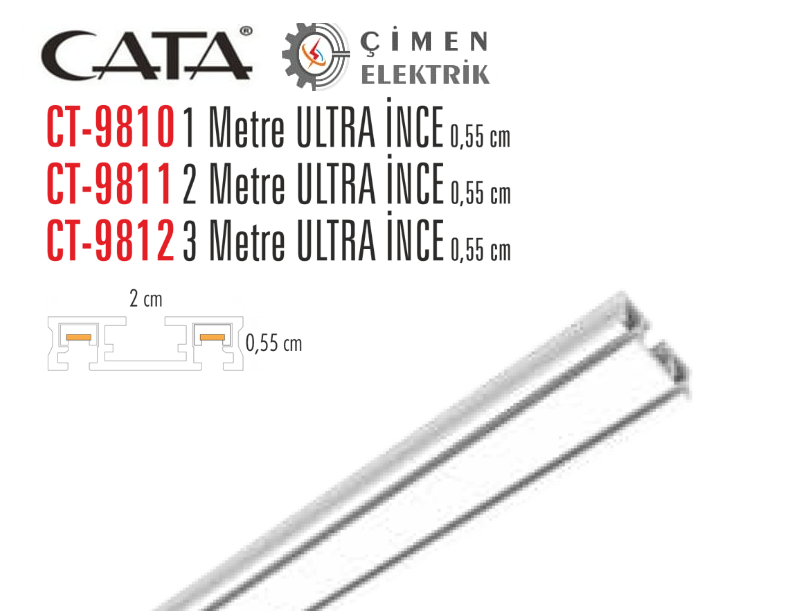 5 ADET CATA CT 9811 Magnetıc Ray 2Mt Beyaz5 ADET CATA CT 9811 Magnetıc Ray 2Mt BeyazRay Spotlar ve RaylarCATACT-9811-5-27505