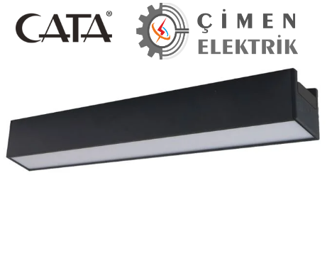CATA CT 5824 24W Luca Magnetıc Spot Siyah Kasa 3200K GünışığıRay Spotlar ve RaylarCATACT-5824-27740