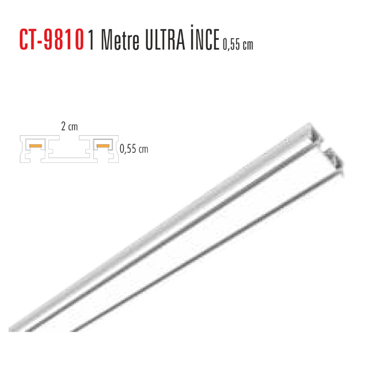 CATA CT 9810 Magnetıc Ray 1MT BeyazCATA CT 9810 Manyetik Ray 1MT Beyaz | CimenelektrikRay Spotlar ve RaylarCATACT-9810-27486