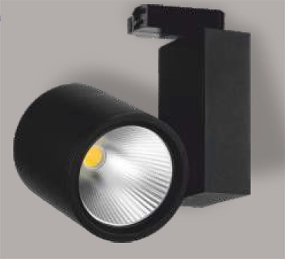 CT 5344 CATA 40W Ledli Ray Spot Siyah Kasa Günışığı 3000KRay Spotlar ve RaylarCATACT-5344G-18566