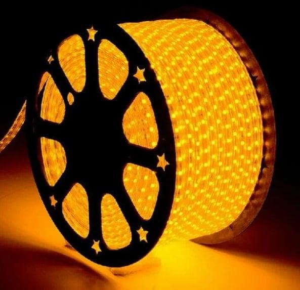 12 METRE CATA CT 4556 3 Çip Dış Mekan Hortum Şerit Led AmberŞerit ve Hortum LedlerCATACT-4556A-12-30430
