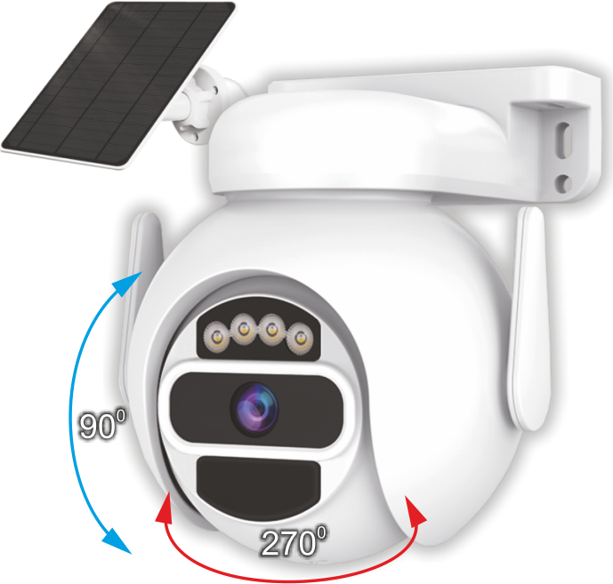 CATA CT 4053 Solar Sim Kartlı Dış Mekan Akıllı KameraSes & Görüntü Sistemleri CATACT-4053-31474