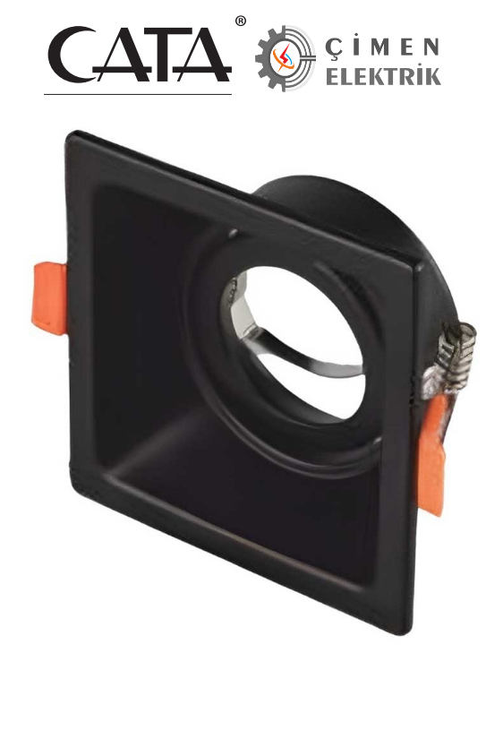 CATA CT 5004 Puma Siyah Spot KasasıCATA CT 5004  Siyah Spot KasasıSıva Altı Led SpotlarCATACT-5004-12322