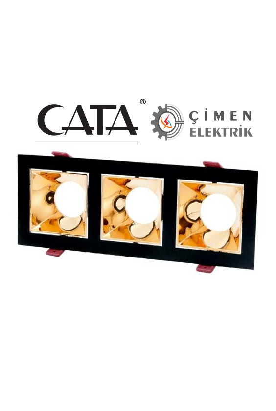 CATA CT 5089 3'Lü Siyah Rose Spot KasasıCATA CT 5089 3'Lü Siyah Rose Spot KasasıSıva Altı Led SpotlarCATACT-5089-26319