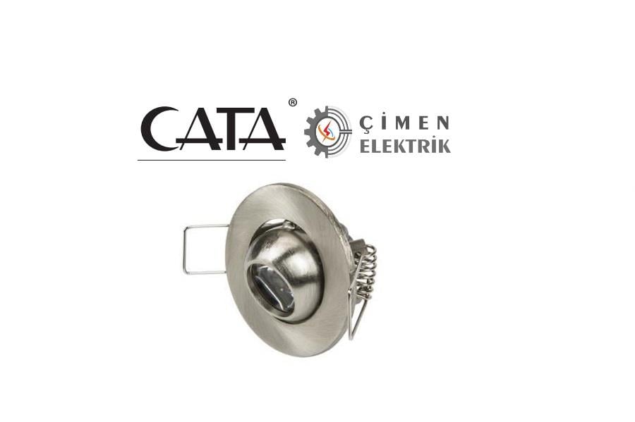 CATA CT 5268 1.5W Satin Kasa Led Spot 6400K Beyaz IşıkCATA CT 5268 1.5W Satin Kasa Led Spot 6400K Beyaz IşıkSıva Altı Led SpotlarCATACT-5268B-12504