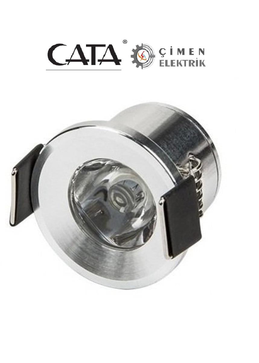 CATA CT 5270 1 W Yıldız Led Spot Satin  Kasa Mavi IşıkCT 5270 Cata 1 W Yıldız Led Spot Satin  Kasa Mavi IşıkSıva Altı Led SpotlarCATACT-5270SM-12518