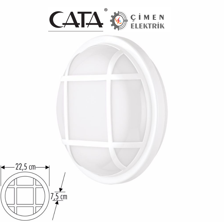 CATA CT 7096 Sıva Üstü 22W Led Armatür 6400K Beyaz IşıkEn Uygun Fiyat Garantisiyle CT 7096 Cata Sıva Üstü 22W Led Armatür Beyaz Kasa BeyazIşık 6400K şimdi sadece Çimen Elektrik'teSıva Üstü Led SpotlarCATACT-7096B-BK-19101
