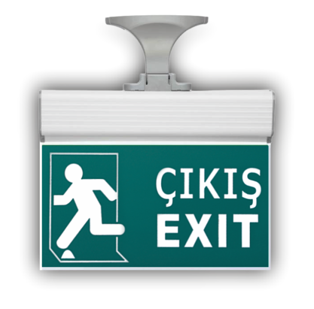CT 9163 Çift Yönlü 1W Ledli Exıt Çıkış ArmatürüLedli Exıt ArmatürlerCATACT-9163-31963