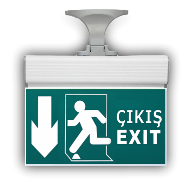 CT 9164 Çift Yönlü 1W Ledli Exıt Çıkış ArmatürüLedli Exıt ArmatürlerCATACT-9164-31961