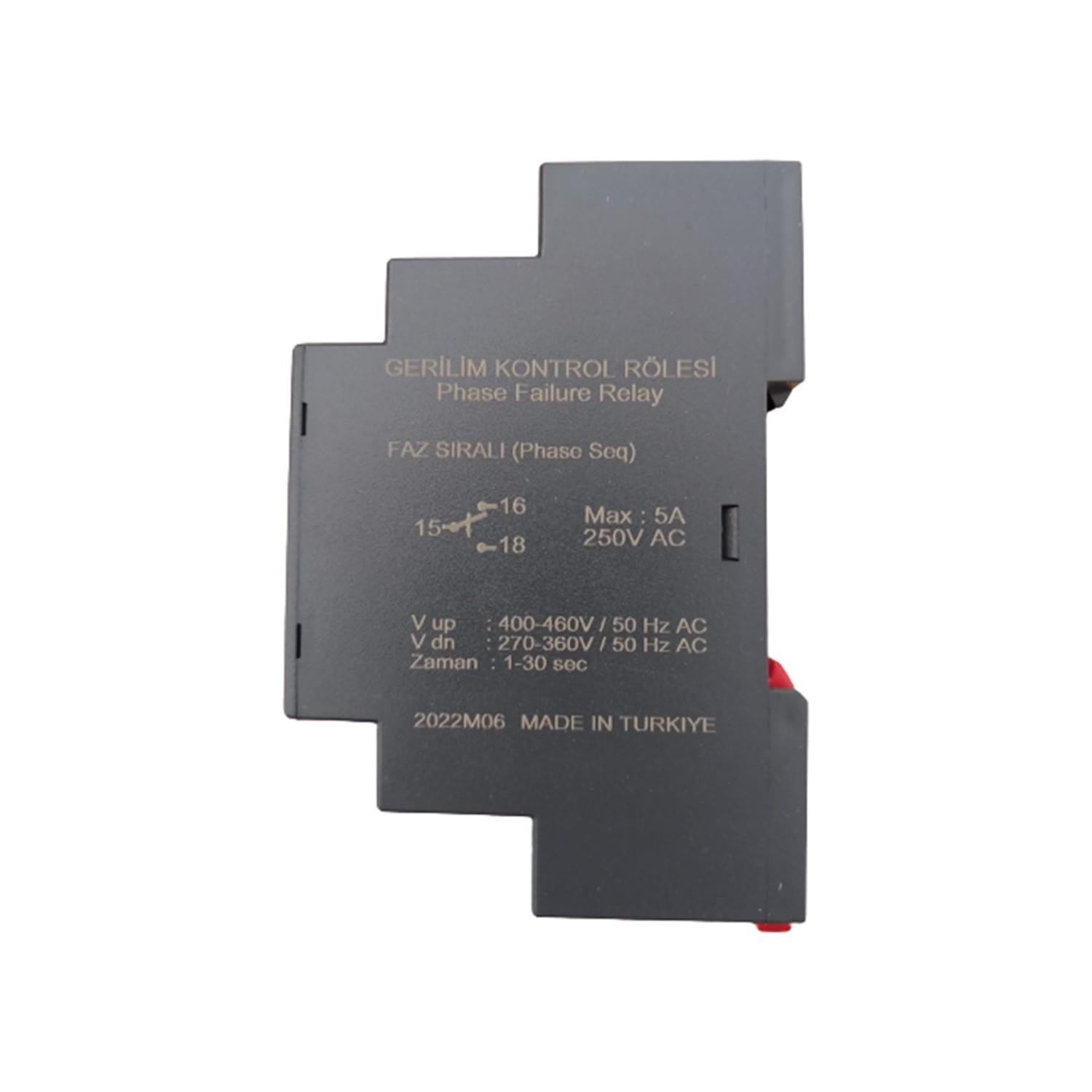 Ekon GKR 02 Gerilim Koruma Rölesi TrifazeEkon GKR 02 Gerilim Koruma Rölesi TrifazeZaman Saatleri ve SensörlerEKON98512-20732