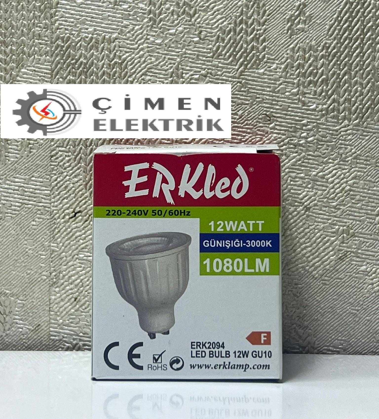 ERKLED ERK 2094 GU10 Lensli Ampül 12W 3000K Gün IşığıERKLED ERK 2094 GU10 Lensli Ampül 12W 3000K Gün Işığı - Enerji Verimli AydınlatmaLed Çanak AmpullerERKLEDERK2094G-29277
