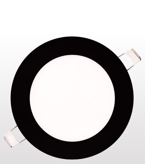 ERKLED 3536 Sıva Altı 6W Panel Siyah Kasa Beyaz IşıkERKLED 6W Led Spot Siyah Kasa 6400K Beyaz IşıkSıva Altı Led SpotlarERKLEDERK3536SB-20840