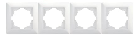 Günsan Visage Beyaz Dörtlü Çerceve Günsan Visage Beyaz Dörtlü Çerceve Anahtar PrizlerGÜNSAN01281100000145-8695