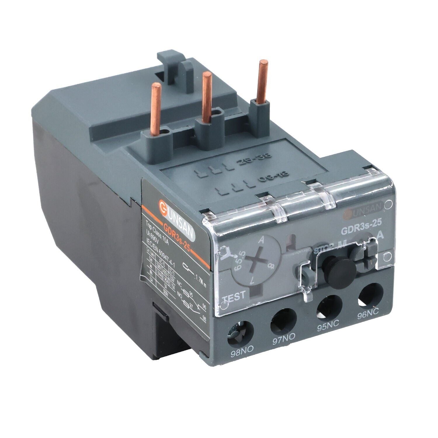 Günsan 5.5-8A Termik Röle GDR3S-25-8GDR3S-25-8 Günsan 5.5-8A Termik Röle - Güvenilir Motor Koruma ÇözümüTermik RölelerGÜNSANGDR3S-25-8-19302