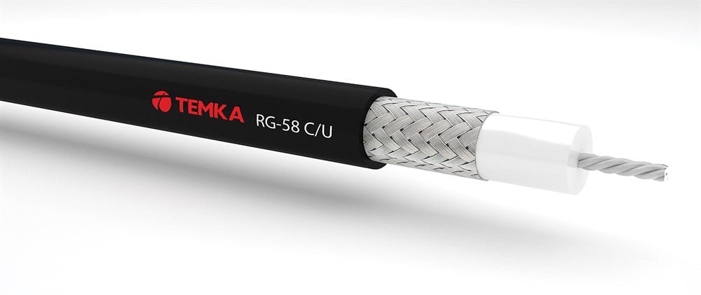 Temka Rg 58 C/U Sncu/Sncu Pvc Telsis Kablosu